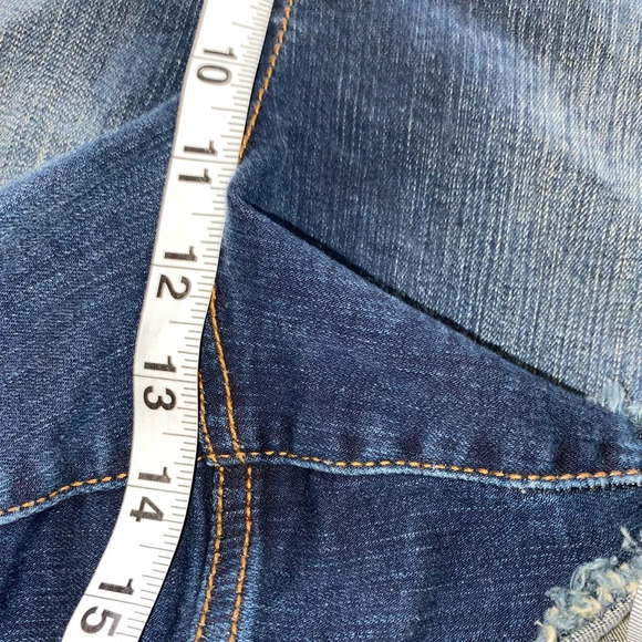 Torrid Denim Jean Shorts Distressed Button Fly Stretch - Picture 4 of 6